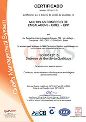 Certificado ISO 9001